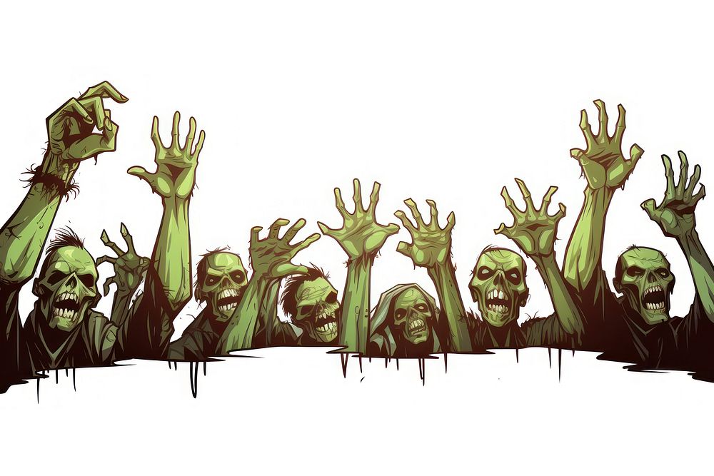 Halloween banner drawing sketch hand. AI generated Image by rawpixel.