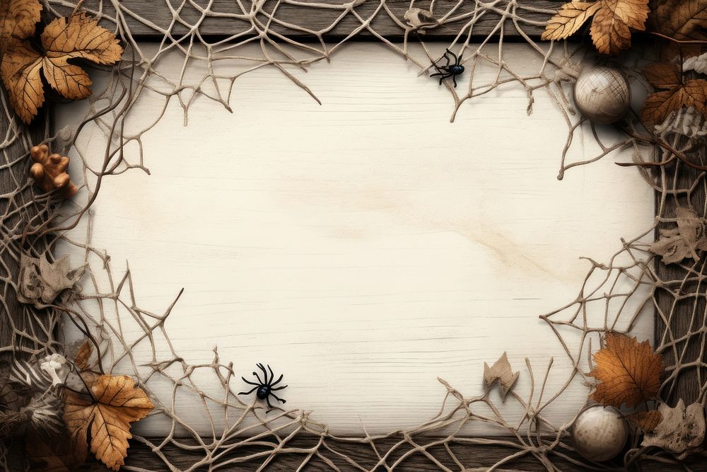 Halloween backgrounds wood invertebrate. AI generated Image by rawpixel.