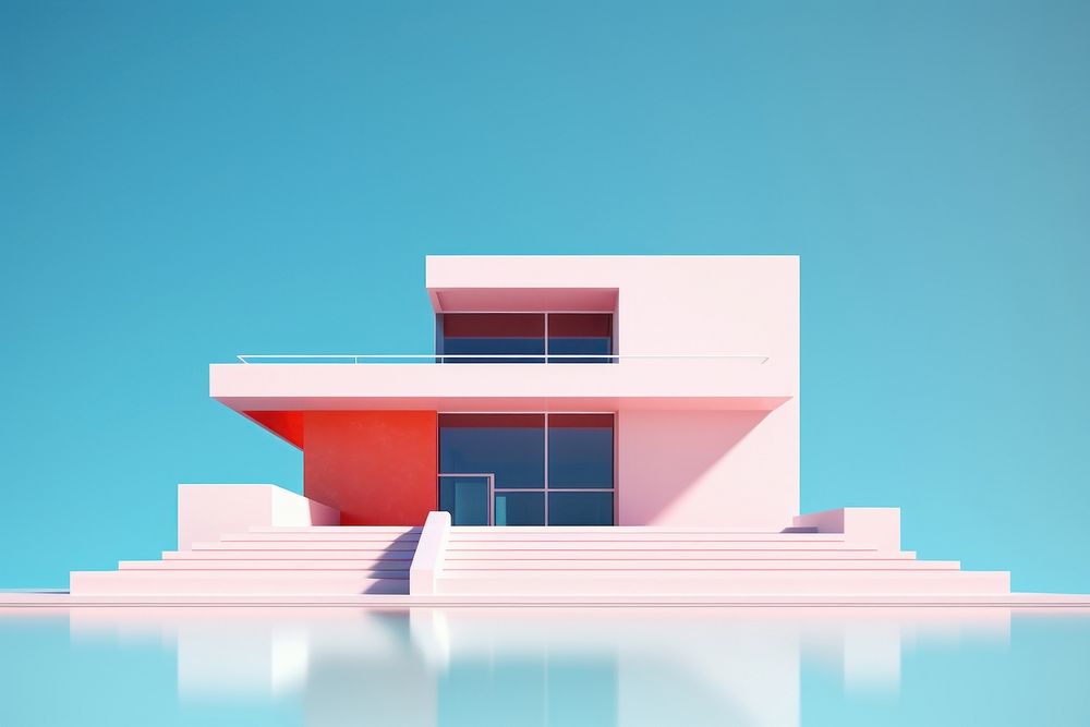 Architecture modern building house. AI generated Image by rawpixel.