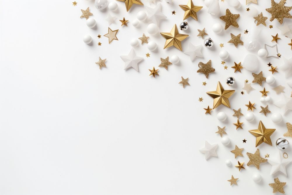 Christmas confetti backgrounds celebration. AI generated Image by rawpixel.