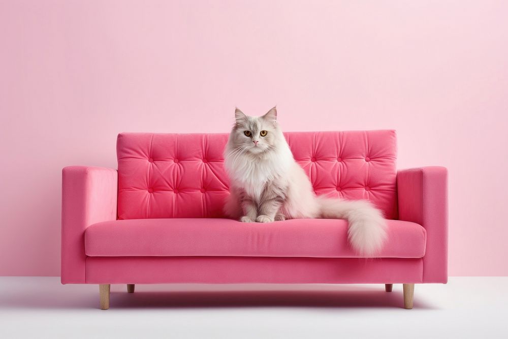 Sofa cat furniture cushion. 