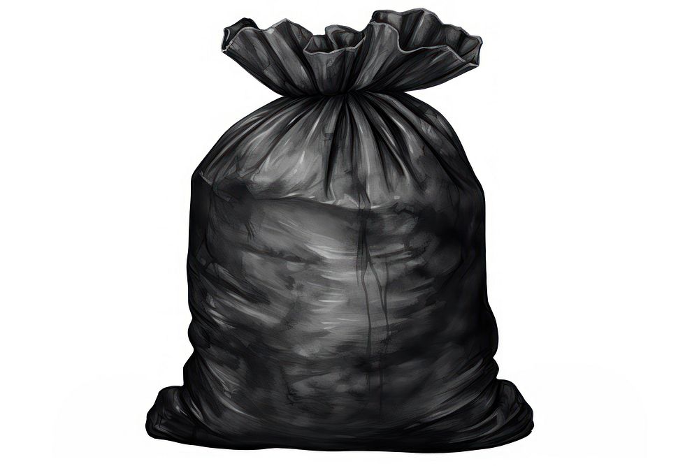 Waste bag plastic black. AI generated Image by rawpixel.