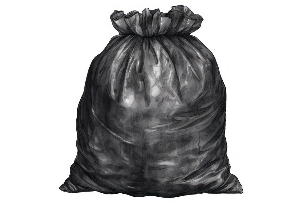 Waste bag black trash. AI generated Image by rawpixel.