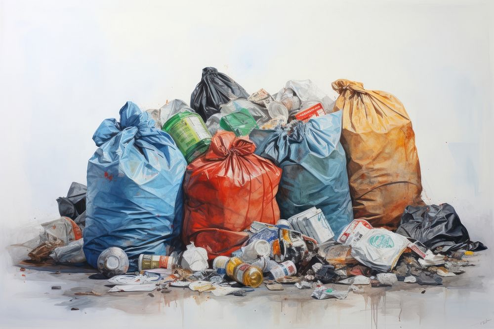 Waste garbage painting accessories. AI generated Image by rawpixel.