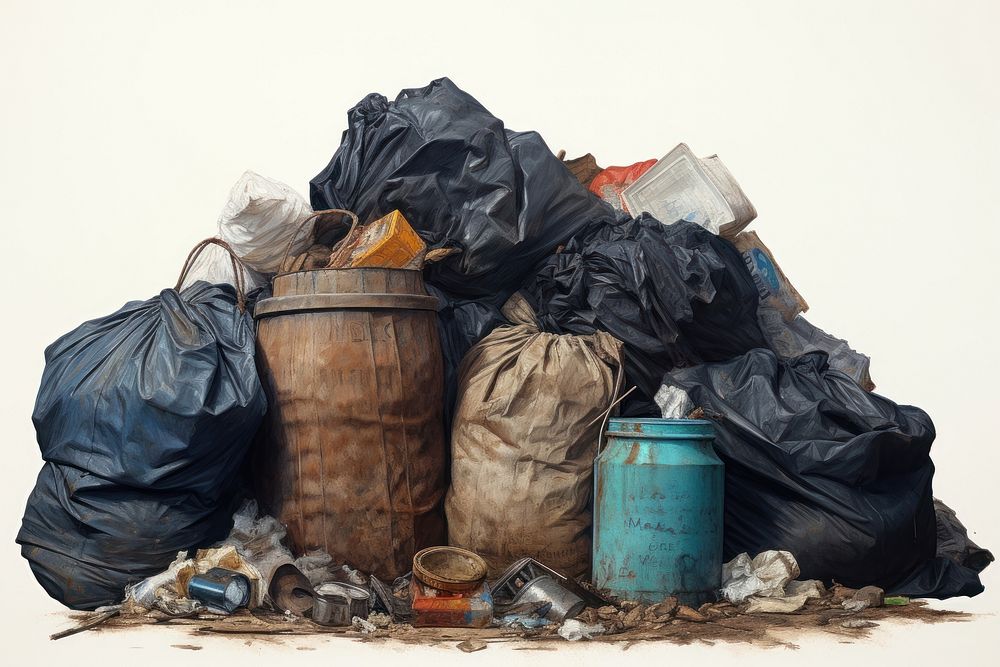 Waste garbage accessories container. AI generated Image by rawpixel.