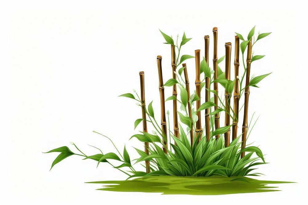 Bamboo plant grass green. AI generated Image by rawpixel.