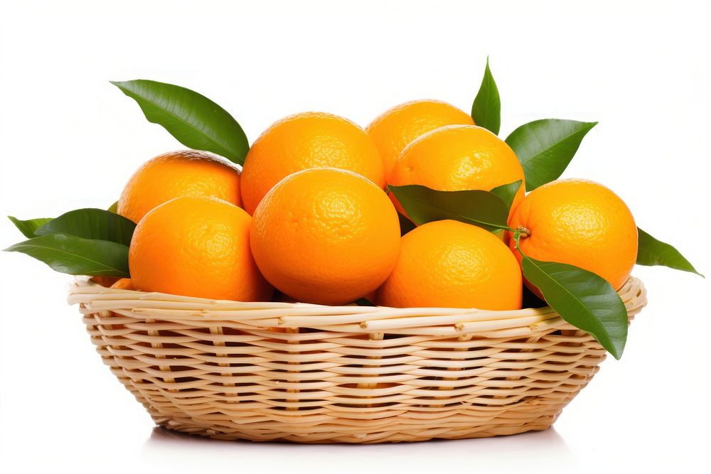 Fruit basket grapefruit orange plant. AI generated Image by rawpixel.