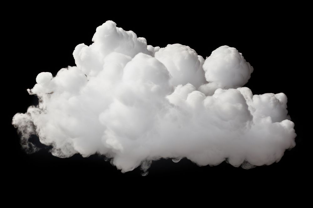 White clouds nature smoke sky. AI generated Image by rawpixel.