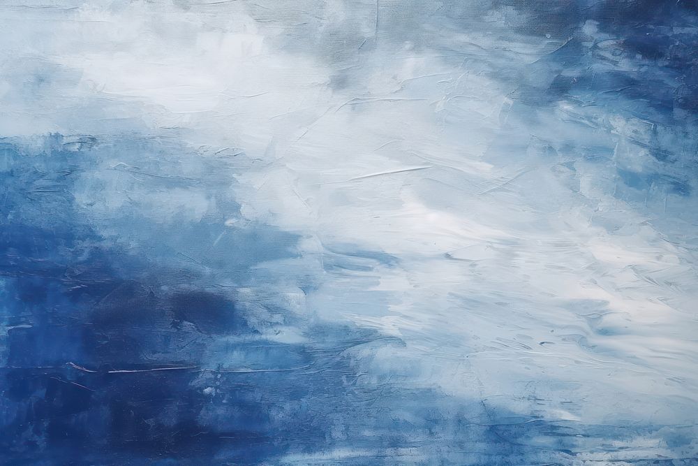 Abstract rough colorfuldark blue art painting  texture wave. 