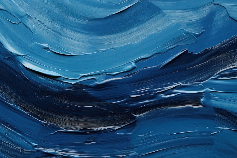 Abstract rough dark blue  wave textured. 