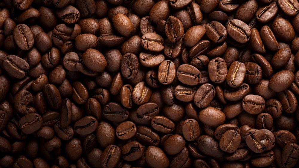 Coffee bean background. 