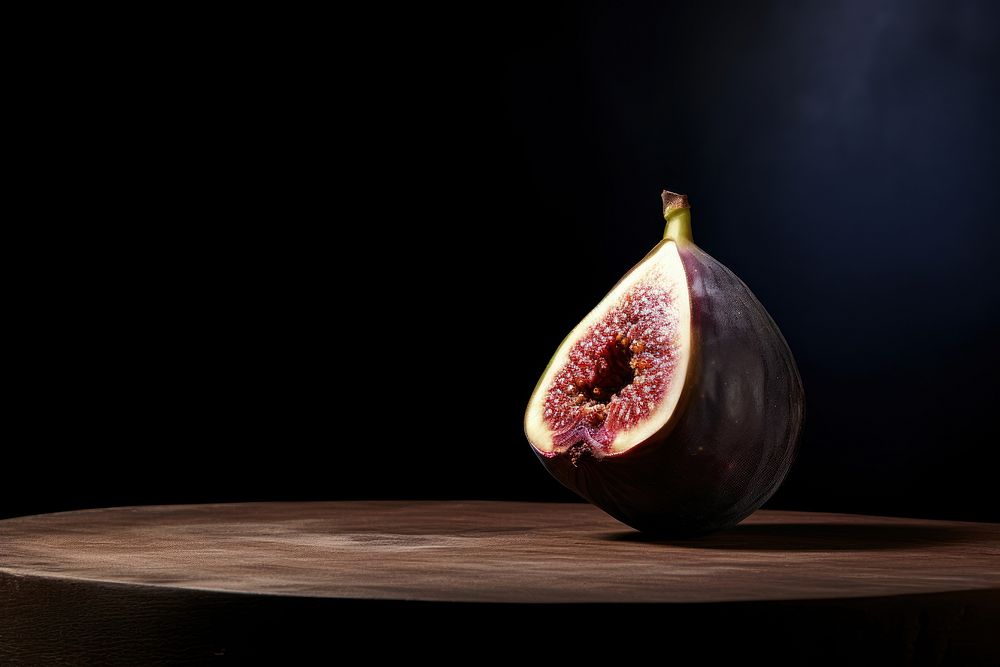 Fig fruit plant table food. AI generated Image by rawpixel.