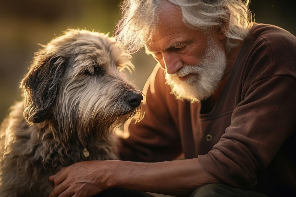 Senior dog photography portrait. AI generated Image by rawpixel.