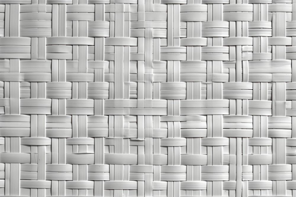 White rattan texture pattern woven architecture. 