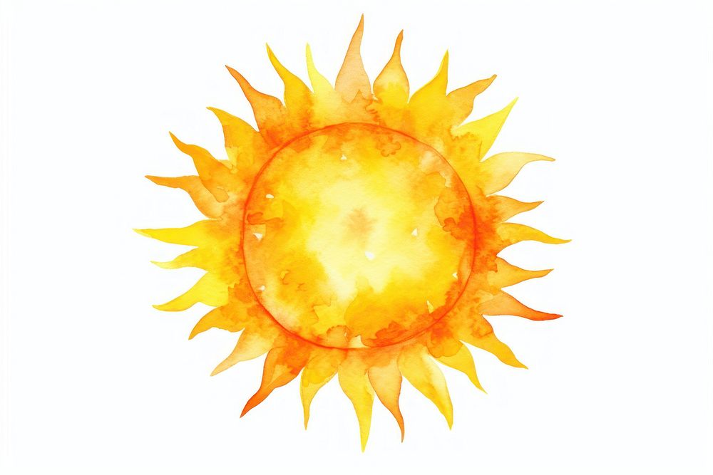 Sun sky white background freshness. AI generated Image by rawpixel.