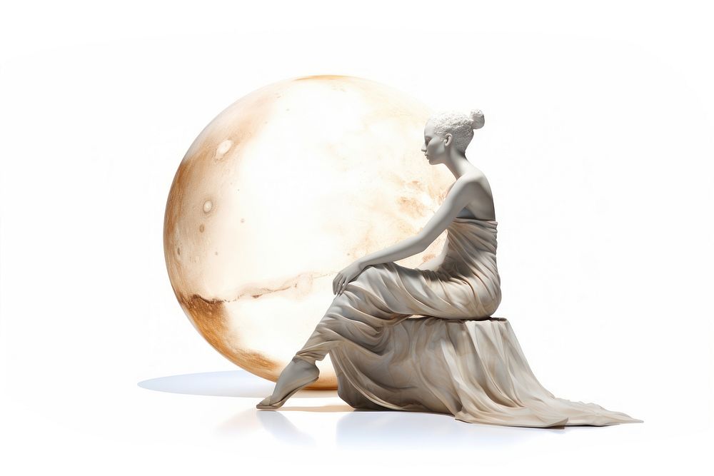 Venus sculpture sphere female. AI generated Image by rawpixel.