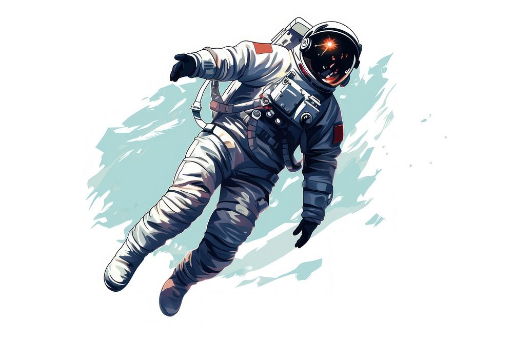 Astronaut icon adult male man. AI generated Image by rawpixel.