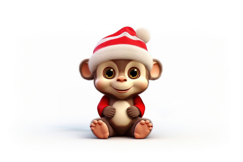 Christmas toy white background representation. AI generated Image by rawpixel.