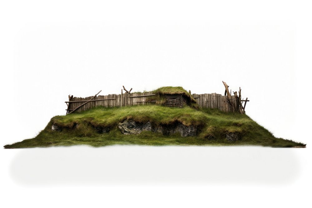 Viking field architecture landscape outdoors. AI generated Image by rawpixel.