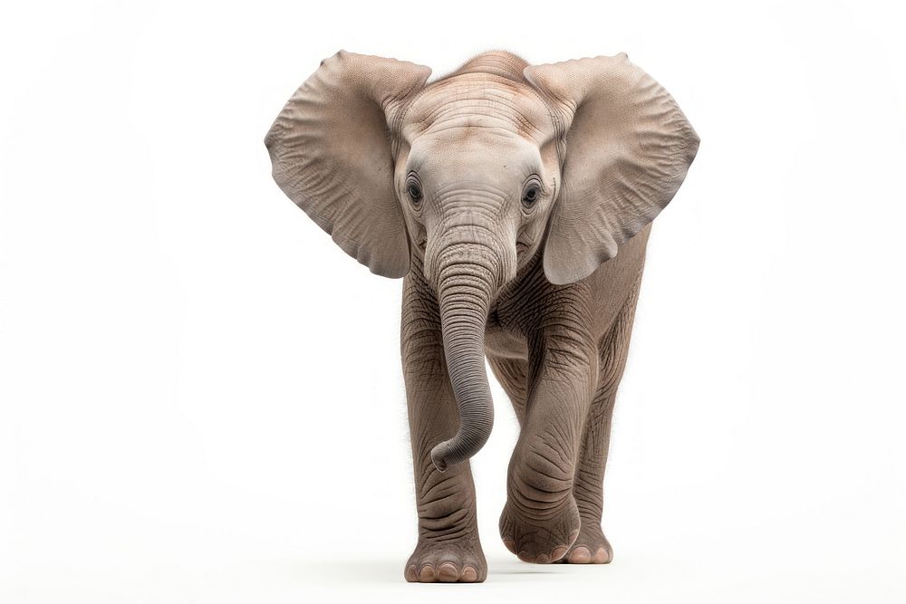 Baby Savana elephant wildlife animal mammal. AI generated Image by rawpixel.