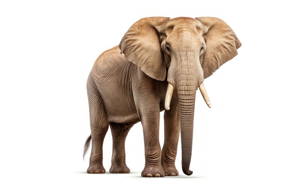 Savana elephant wildlife animal mammal. AI generated Image by rawpixel.