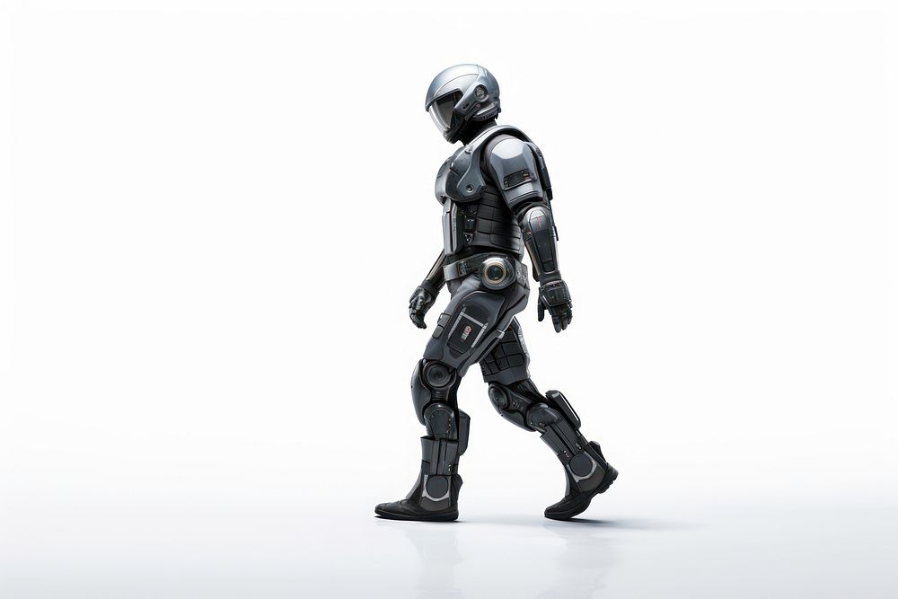 Helmet adult human robot. AI generated Image by rawpixel.