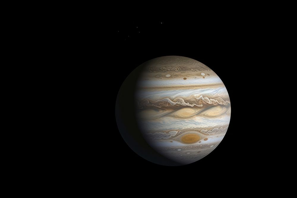 Jupiter space astronomy planet. AI generated Image by rawpixel.