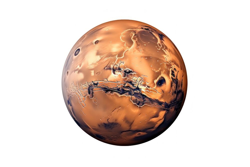 Mars planet space globe. AI generated Image by rawpixel.