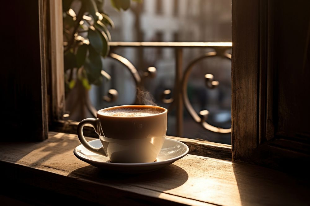 Window coffee cup light. AI generated Image by rawpixel.