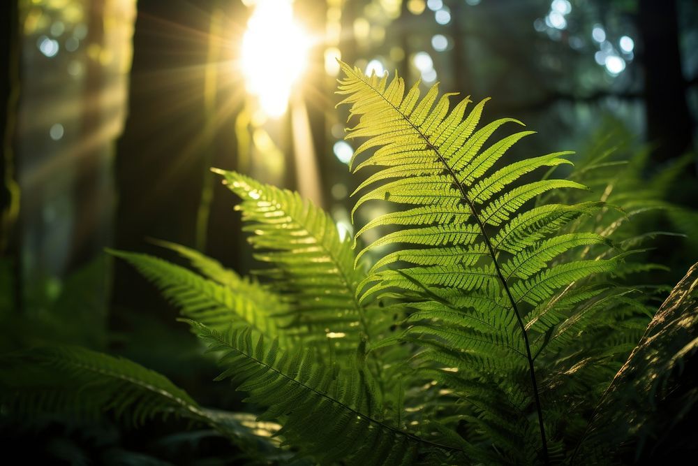 Fern forest photo real plant. AI generated Image by rawpixel.
