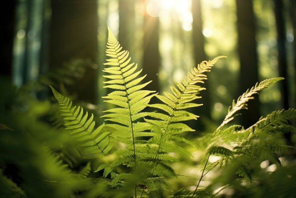 Fern forest photo real plant. AI generated Image by rawpixel.