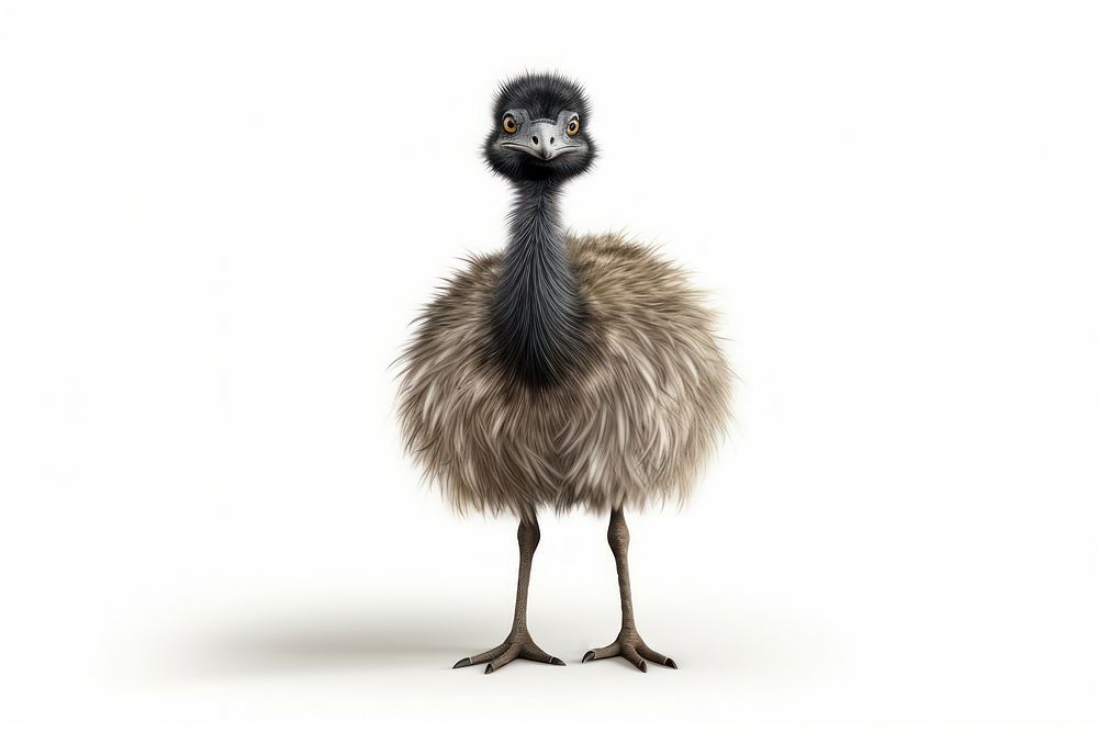 Australia bird emu animal. AI generated Image by rawpixel.