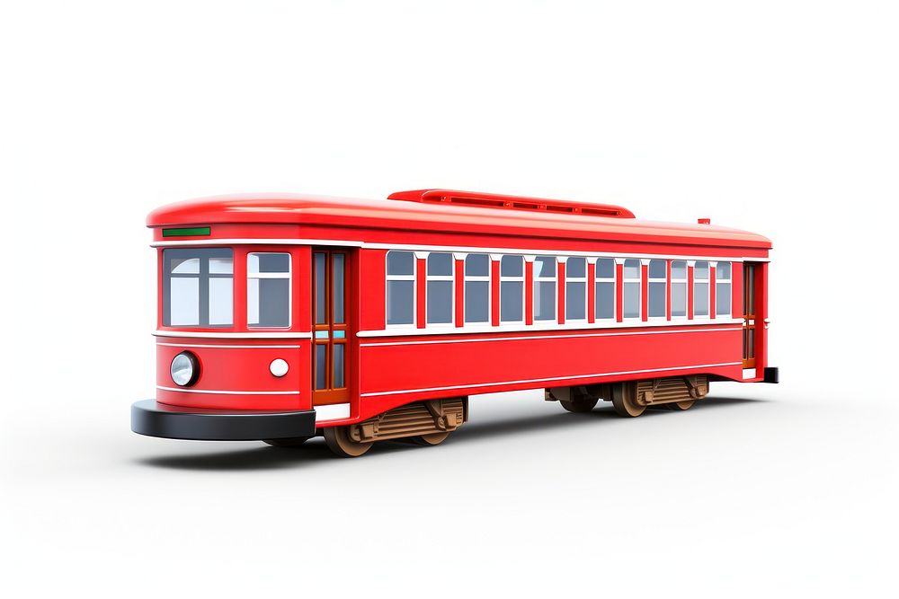 San francisco tram vehicle bus. AI generated Image by rawpixel.