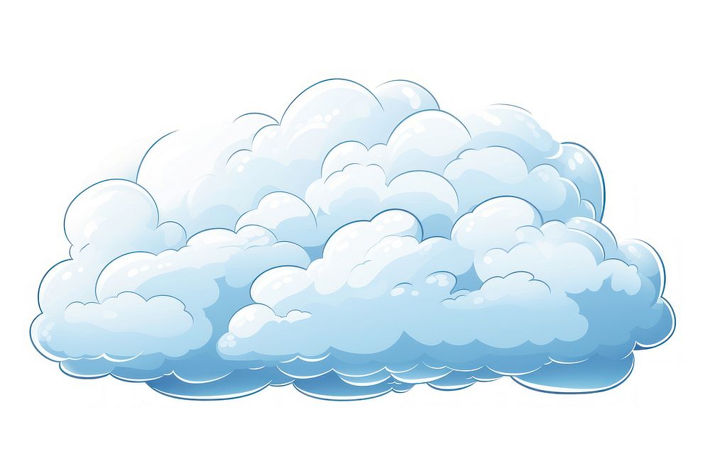 Illustration cloud backgrounds white. AI generated Image by rawpixel.