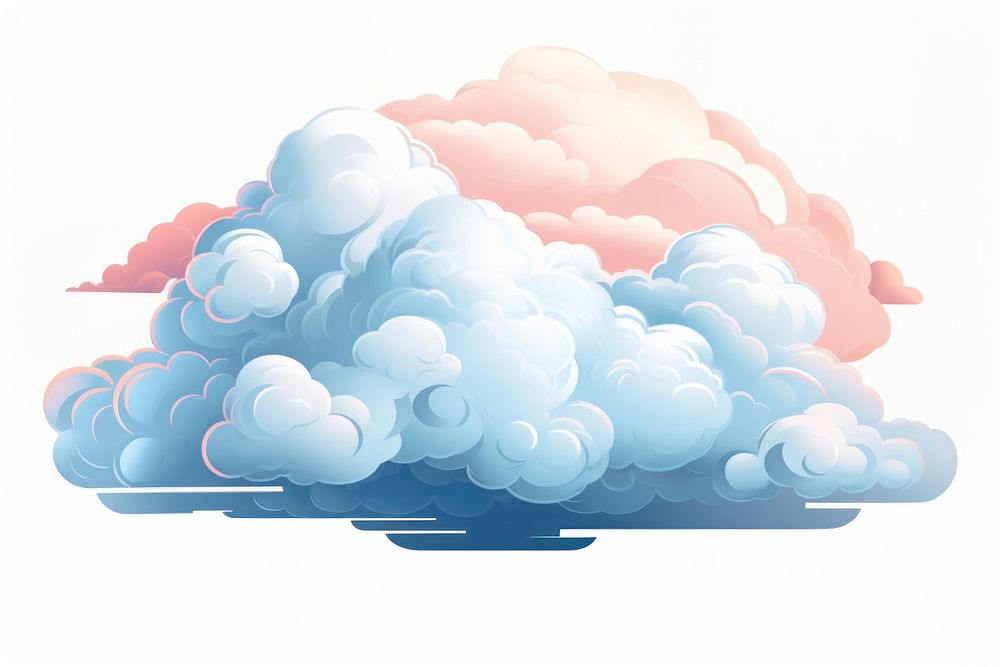 Illustration backgrounds nature cloud. AI generated Image by rawpixel.