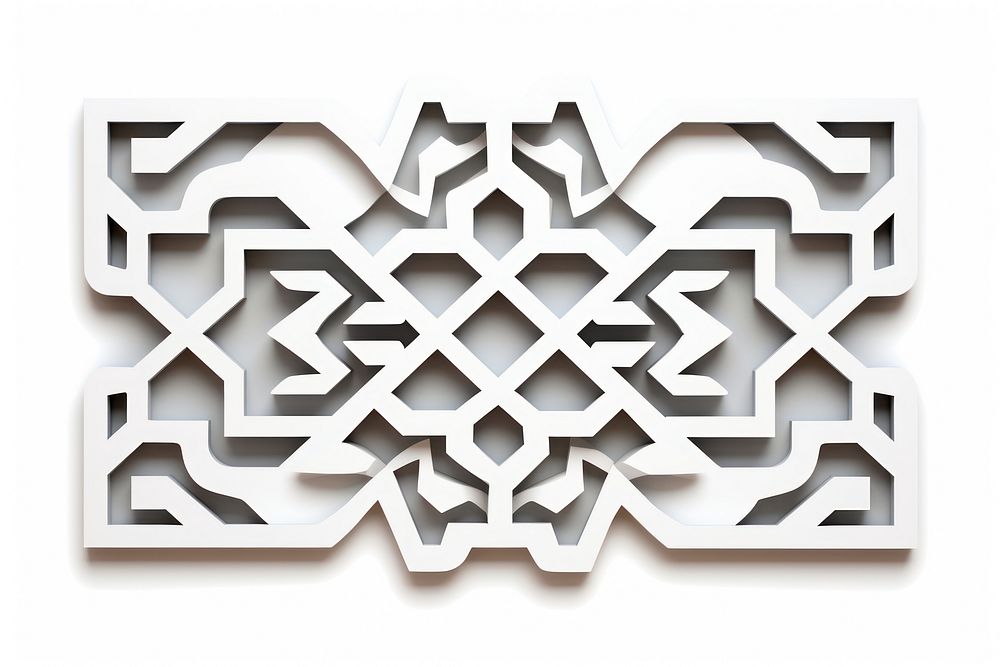Vector pattern white white background. AI generated Image by rawpixel.