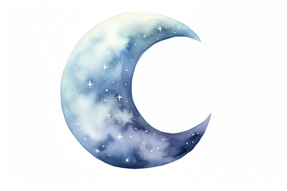 Moon phase astronomy nature night. AI generated Image by rawpixel.