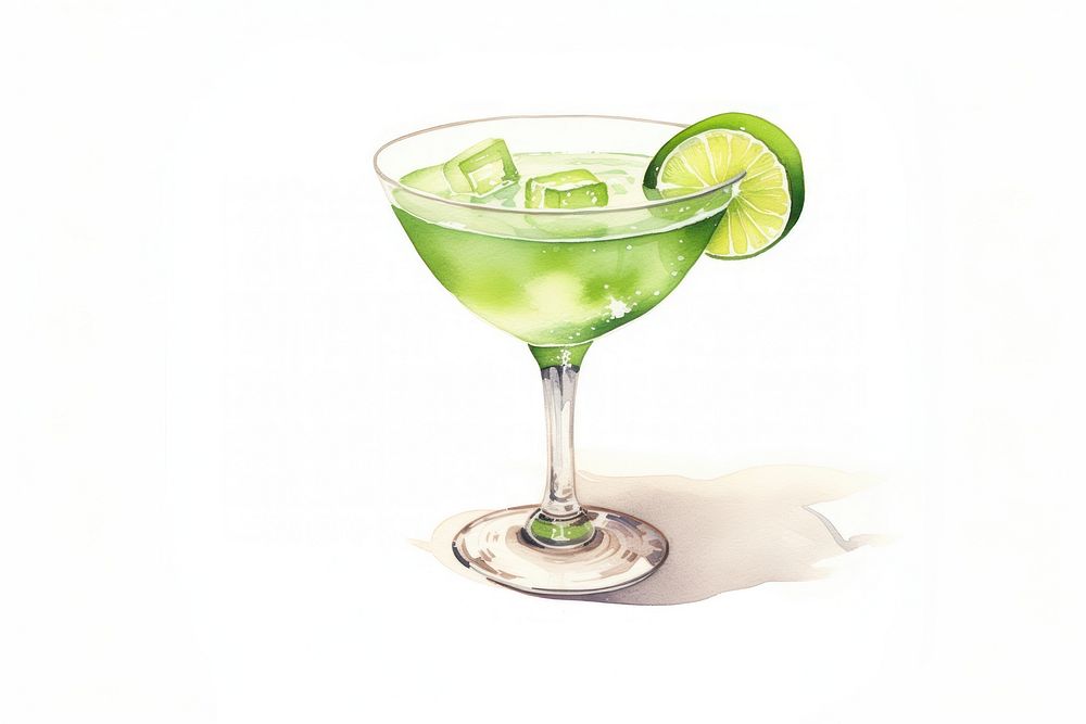 Margarita cocktail glass martini drink. AI generated Image by rawpixel.