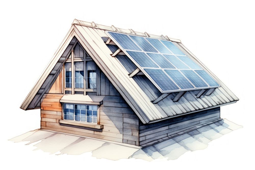 House architecture building roof. AI generated Image by rawpixel.