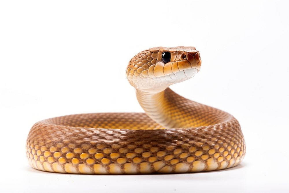 Adult Monocled cobra snake reptile animal. AI generated Image by rawpixel.