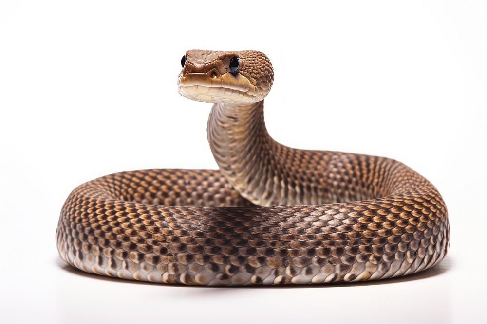 Adult Monocled cobra snake reptile animal. AI generated Image by rawpixel.