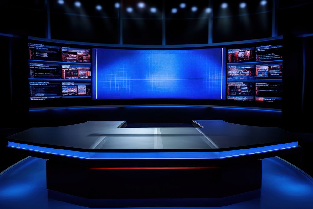 News television screen surveillance. AI generated Image by rawpixel.