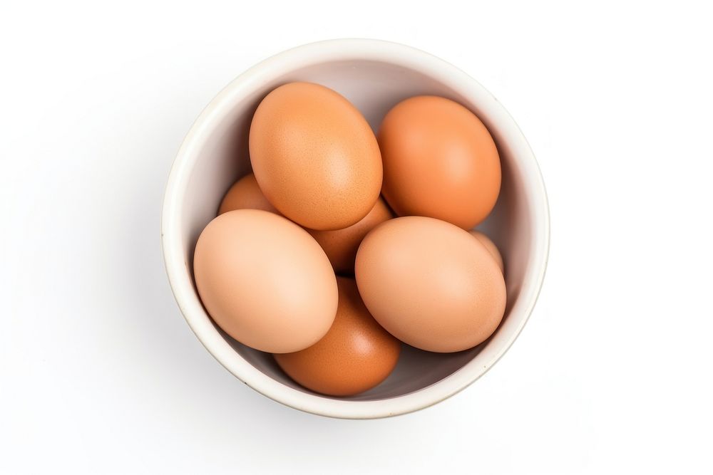 Eggs bowl egg food. AI generated Image by rawpixel.