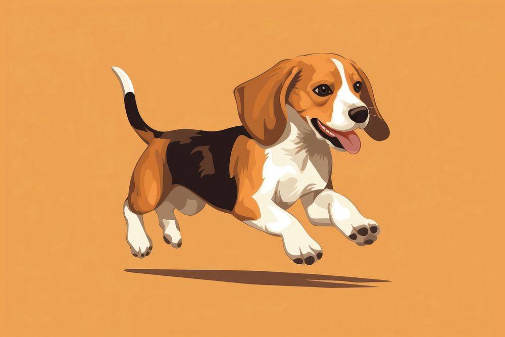 Beagle puppy beagle dog animal. AI generated Image by rawpixel.