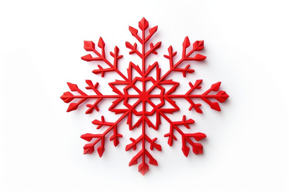 Vintage christmas snow snowflake white. AI generated Image by rawpixel.