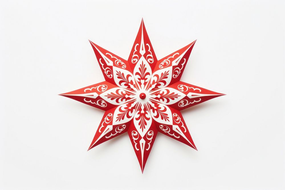 Vintage christmas paper art star. AI generated Image by rawpixel.