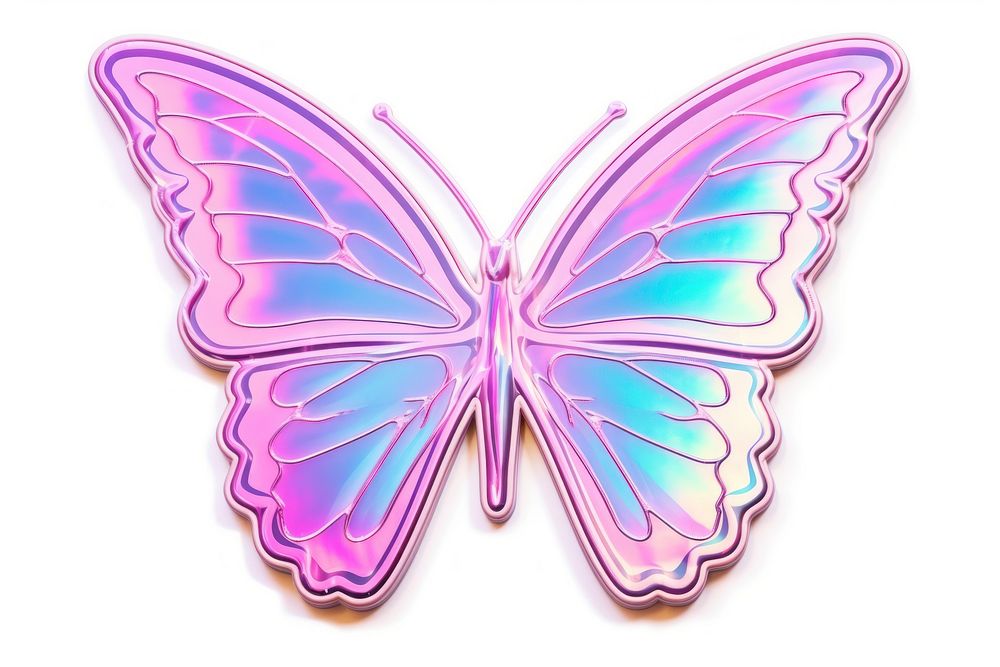 Butterfly purple insect pink. AI generated Image by rawpixel.