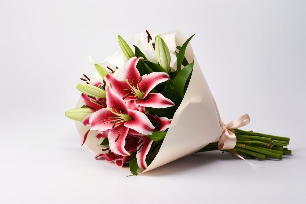 Flower plant paper lily. AI generated Image by rawpixel.
