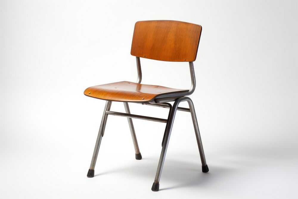 Classroom chair furniture wood. AI generated Image by rawpixel.