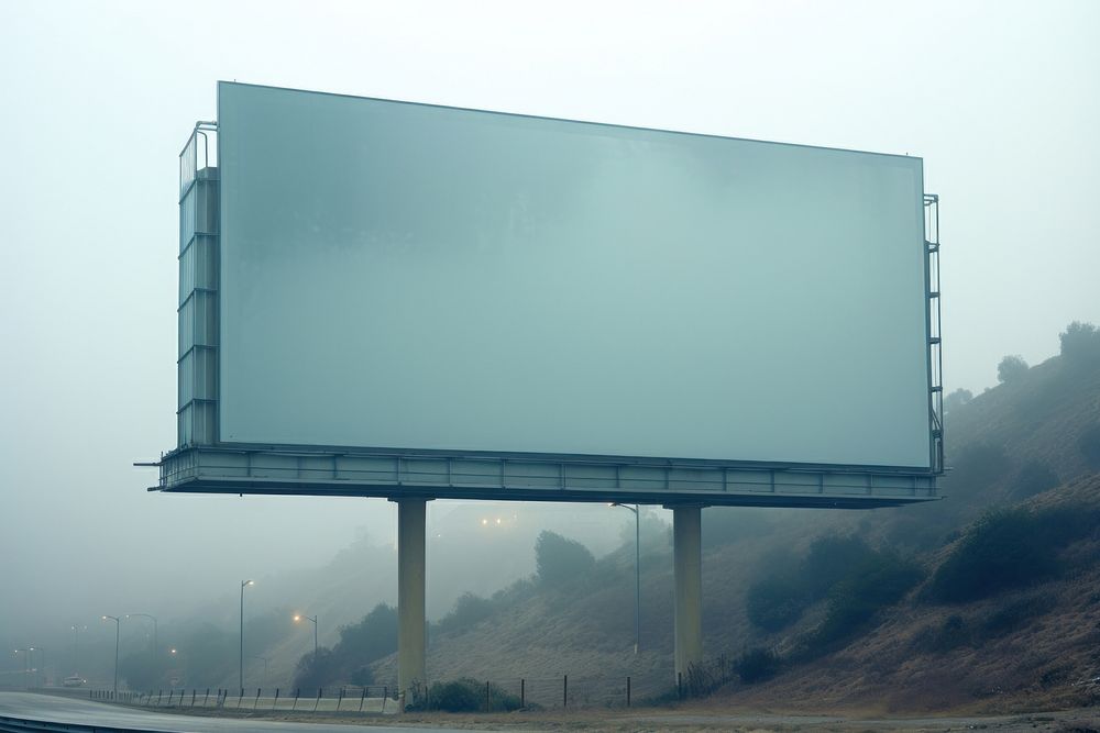 Advertisement billboard architecture outdoors. AI generated Image by rawpixel.